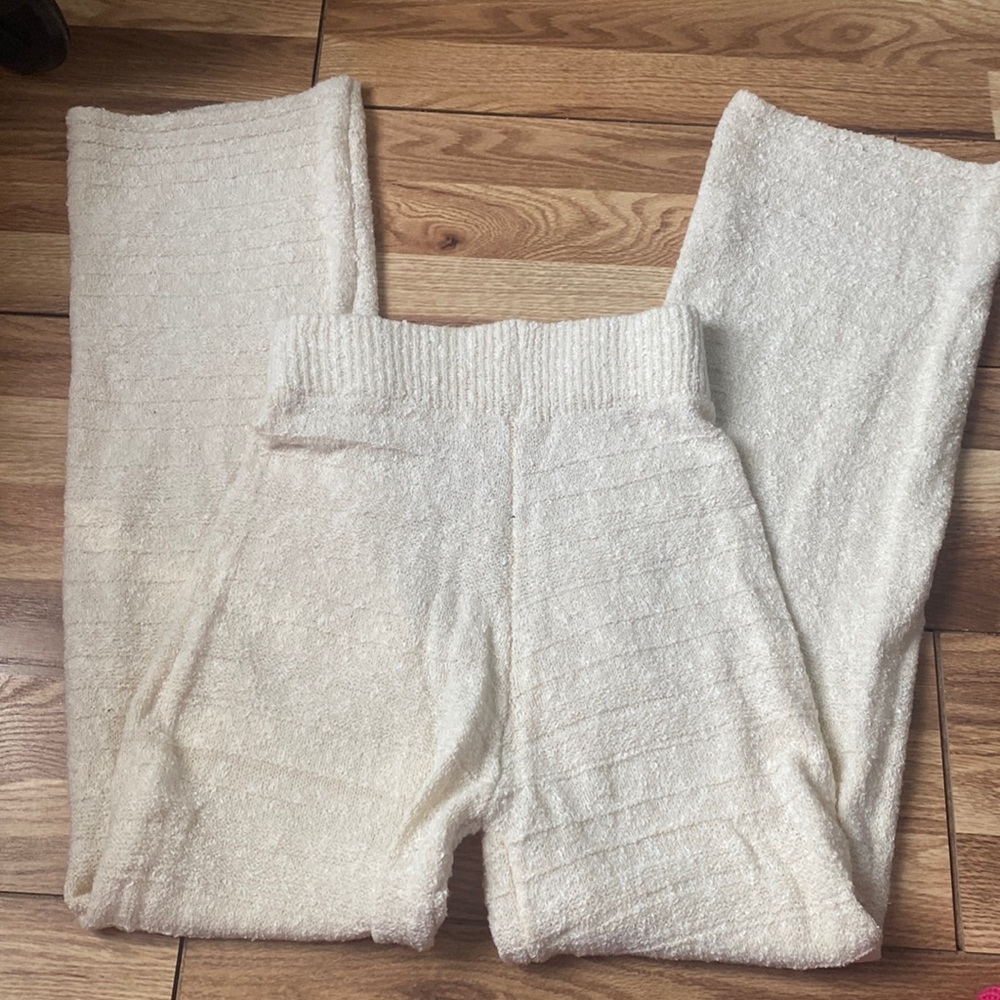 Fuzzy sweatpants